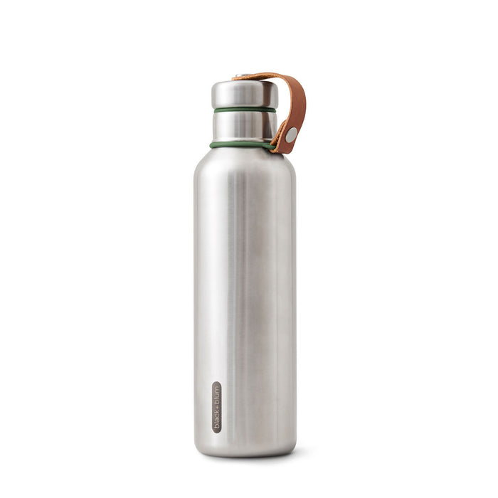 Auslaufsichere Isolierflasche in stilvollem Design. Aus Edelstahl.