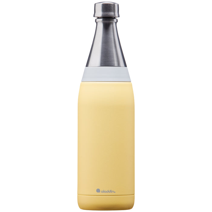 Einfach genial - die wahre Wasserflasche aus Edelstahl - stylisch, griffig, isolierend, plastikfrei, auslaufsicher und für kohlensäurehaltige Getränke geeignet.