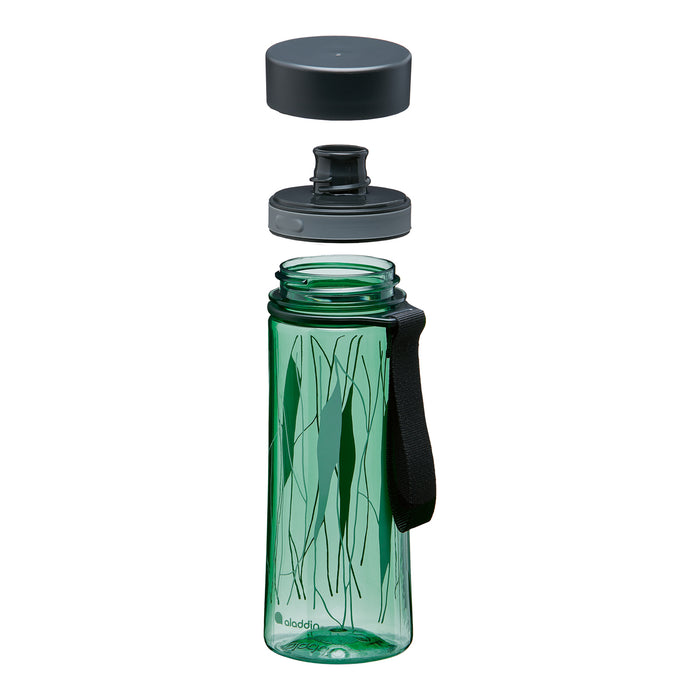 Aveo Wasserflasche, Basil Green Print, 0.35 L