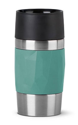 EMSA Isolierbecher Travel Mug Compact 0,3l Manschette grün